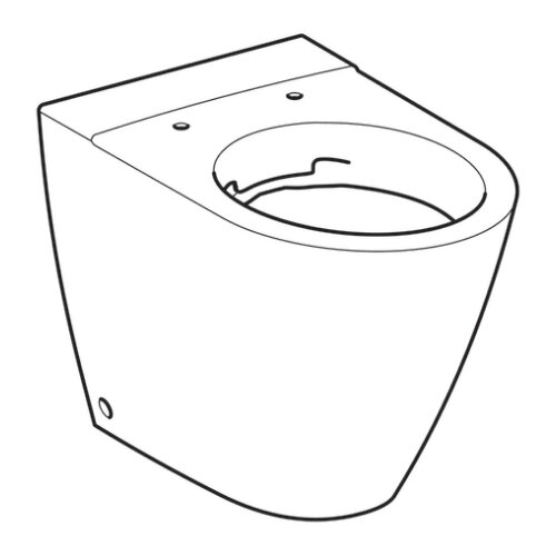 Geberit iCon podna WC &amp;scaron;olja, u ravni zida, skriveno kačenje, Rimfree 214020000 Slike
