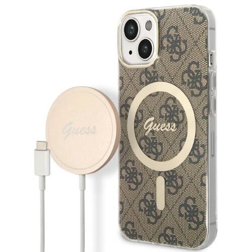 Guess SET MAGSAFE POLNILEC + OVITEK ZA IPHONE 14 PLUS 6.7 RJAV, (21834931) Cene
