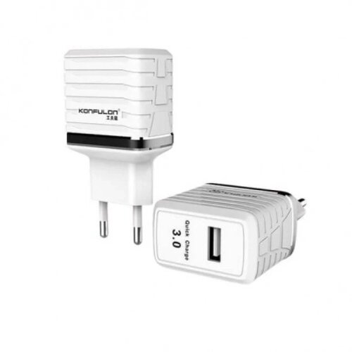 Konfulon Kućni punjač C32Q fast 18W USB-A + kabal USB-C Slike