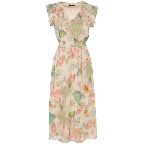 Trendyol Dress - Beige - Skater Slike