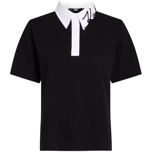Karl Lagerfeld KARL SIGNATURE POLO Crna Cijene