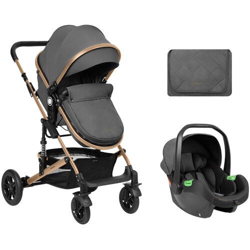  Kolica amaia premium set 2in1 sa i-size autosedi&amp;scaron;tem dark grey Slike