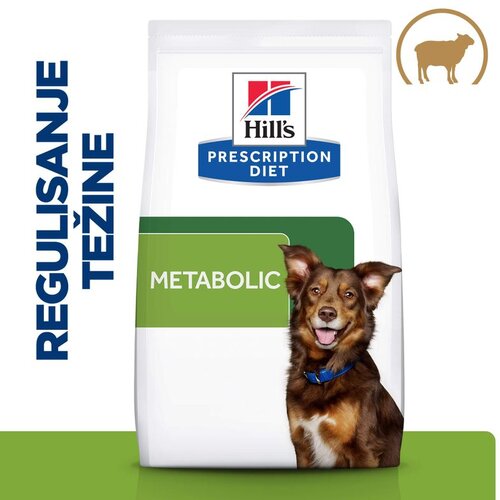 Hill’s Prescription Diet Metabolic Hrana za Pse sa Jagnjetinom i Pirinčem 12 kg Cene
