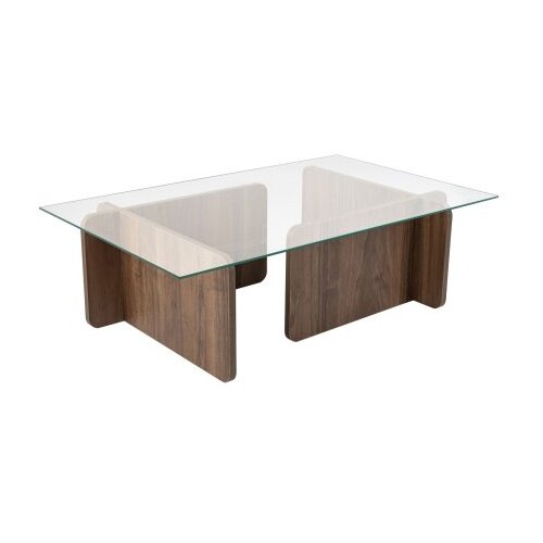 Hanah home stočić za dnevnu sobu flavio - walnut walnut coffee table Slike