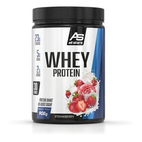 All Stars whey protein jagoda, 908 g Cene