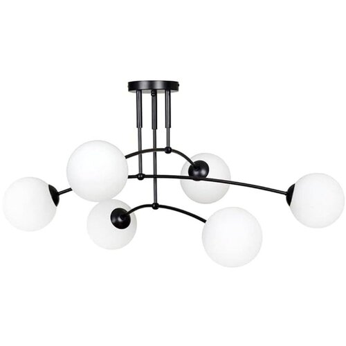 Toolight Lampa Wisząca Sufitowa Czarny Mat APP1576-6C Slike
