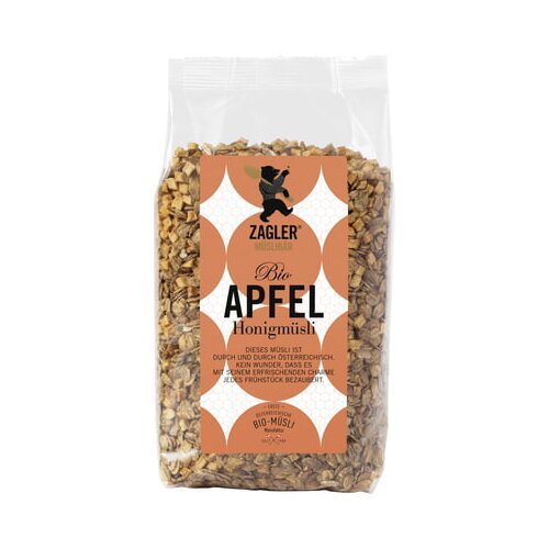 ZAGLER MÜSLIBÄR Bio muesli iz jabolk in medu Cene
