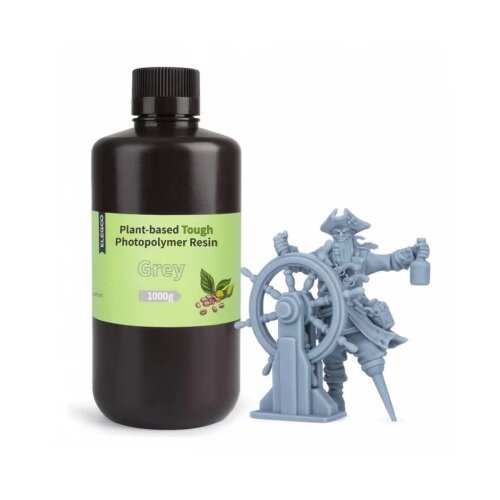 Elegoo plant-based resin 1000g - grey Slike