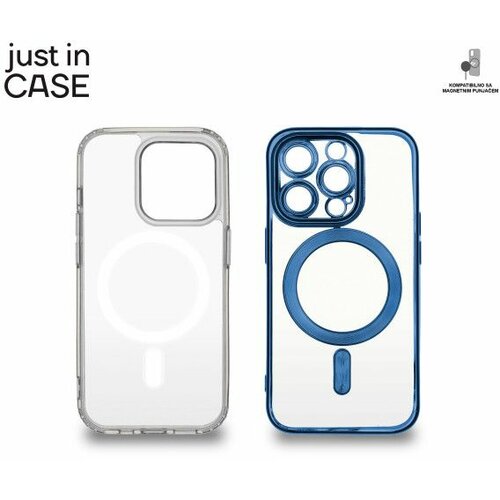 Just In Case 2u1 extra case mag mix paket plavi za iphone 15 pro Slike