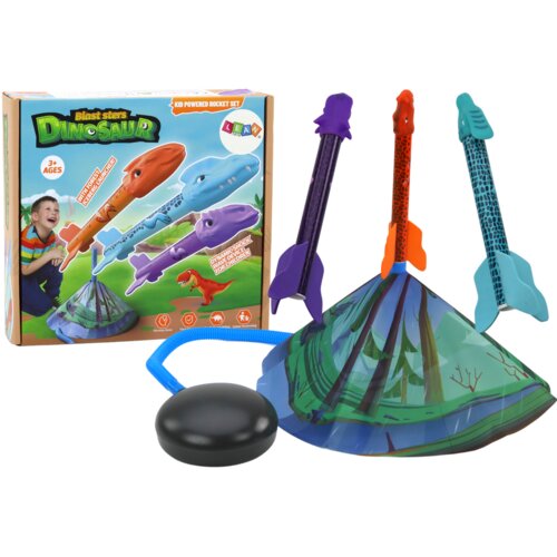 Rocket Launcher Game Dinosaurs Forest Colorful Push Up Cene