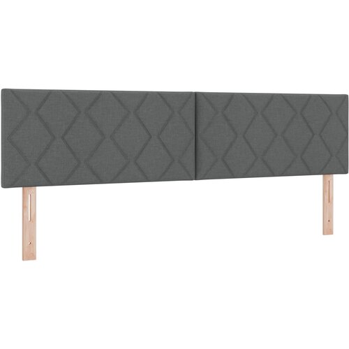  LED glava kreveta Sivi 180 cm tkanina Slike