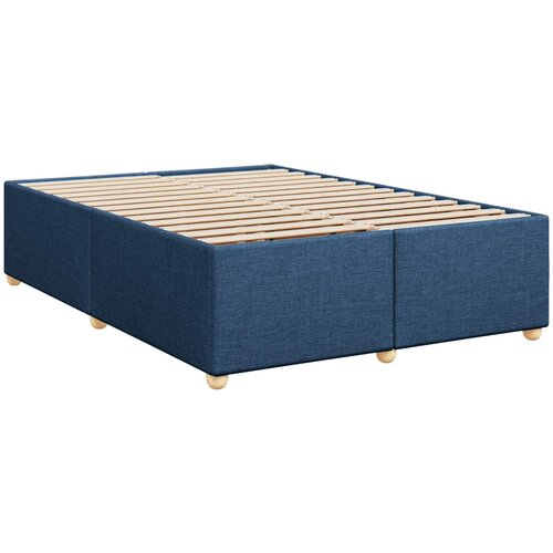  Boxspring krevet s madracem Plava 160 x 200 cm Tkanina Slike