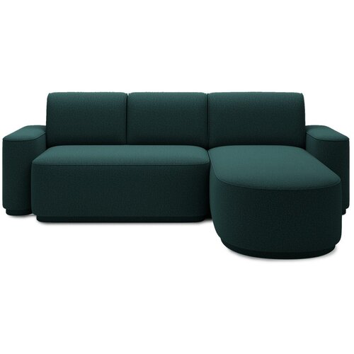 ELTAP Zelena sklopiva/s prostorom za odlaganje kutna garnitura od šenila (s desnim kutom/s ležaljkom) Aurumm – Cijene