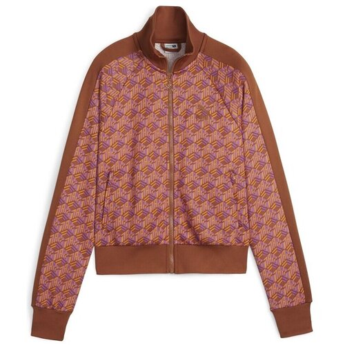 Puma Puloverji T7 Aop Track Kostanjeva Slike