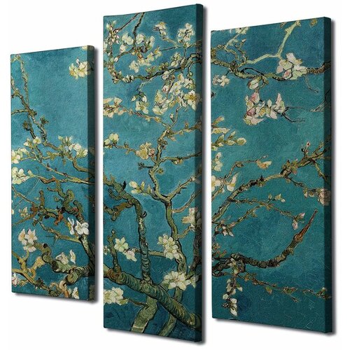 Wallity UC96 multicolor decorative canvas painting (3 pieces) Slike