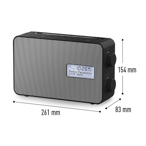 Panasonic RF-D30BTEG-K kuhinjski radio DAB+ (1012), ukw DAB+, ukw, Bluetooth, aux funkcija alarma, zaštićeno protiv prs Cijene