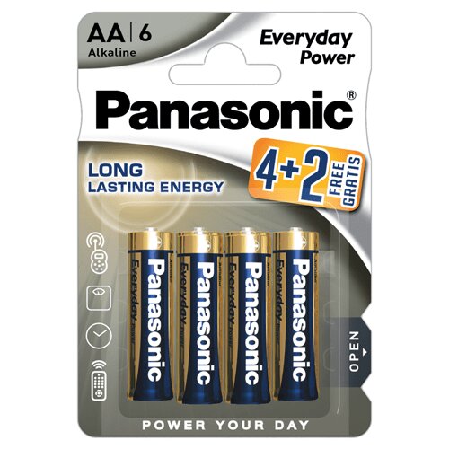 Panasonic Everyday Power AA (LR6) 6/1 alkalna baterija Cene