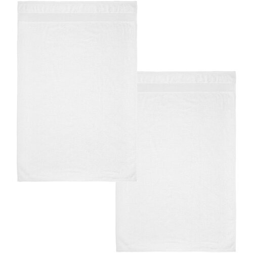 Catherine Lansfield Bele frotirne bombažne brisače v kompletu 2 ks 90x140 cm Anti-Bacterial – Cene