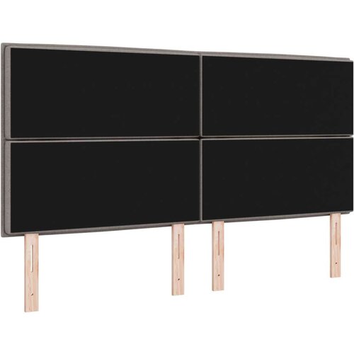  Naslon za glavu u taupe boji 180 cm tkanina Slike