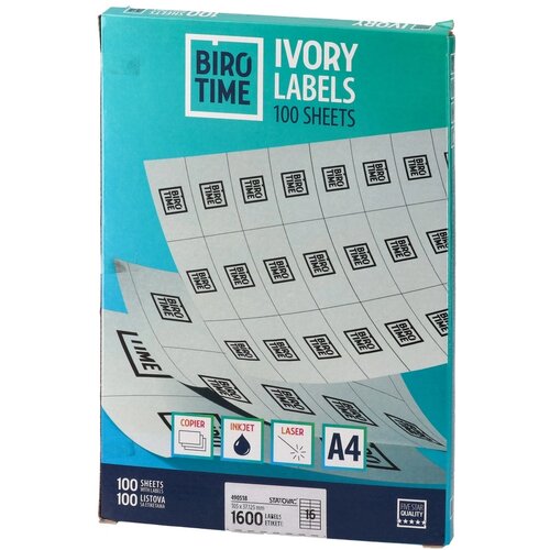 Ivory 100, etiketa, A4 - odaberite dimenziju Cene