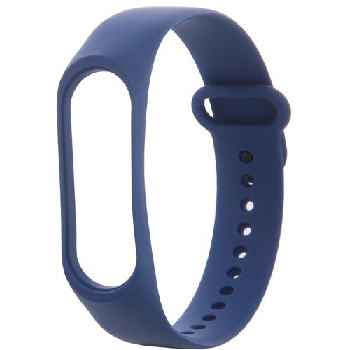  silikonska narukvica za sat xiaomi mi band 3 / 4 tamno plava Slike