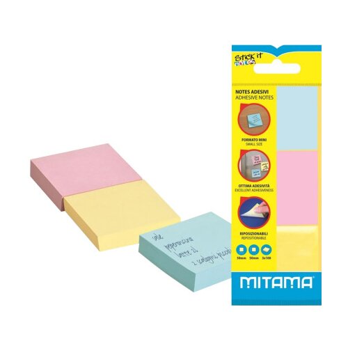 MITAMA Listići ljepljivi pastelovani 5x5cm 100 listova 3/1 61295 Cijene