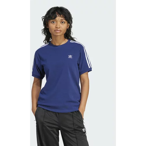 Adidas Majica 3-Stripes IR8053 Mornarsko modra Regular Fit