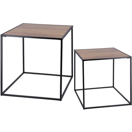 Kengur Metablo lux 10, set stočića, metalni, crna, 2K Cene