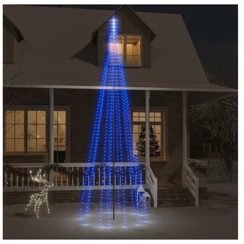  Novoletna jelka iz 732 modrih LED lučk 500 cm