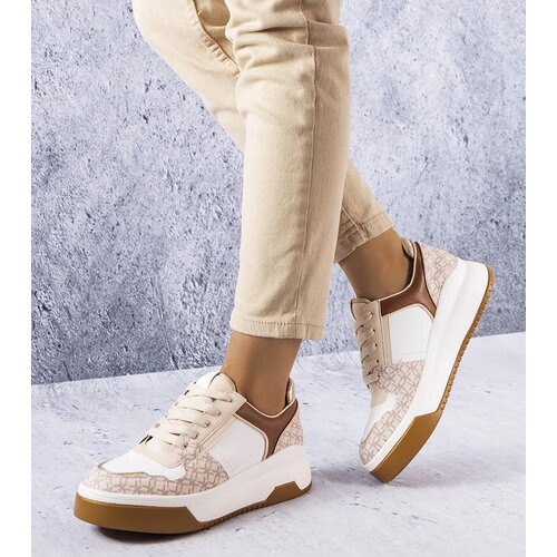 Gemre Brown sneakers adorned with the Grandbois monogram Cene