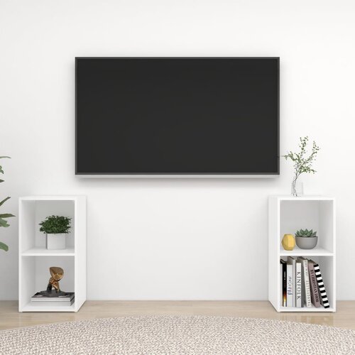 vidaXL TV ormarići 2 kom bijeli 72 x 35 x 36,5 cm od iverice Cijene