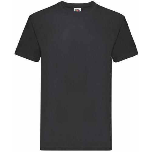 Fruit Of The Loom Super Premium Men's Black T-shirt Slike
