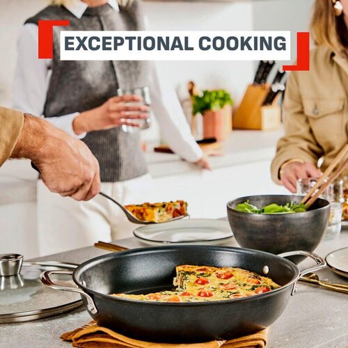 Tefal PONEV ZA PRAŽENJE Excellence+ 24 cm PTFE-prevleka proti prijemanju Slike