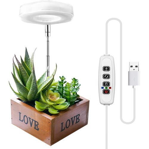 INF Hexagon Grow Lights za sobne rastline Toplo bela/bela, (21278460) Cene