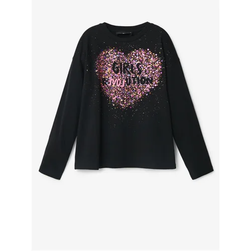 Desigual Black girly T-shirt Alba - Girls