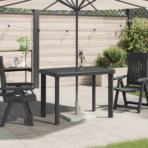  Vrtni stol od plastike antracit 101 x 68 x 72 cm Cene