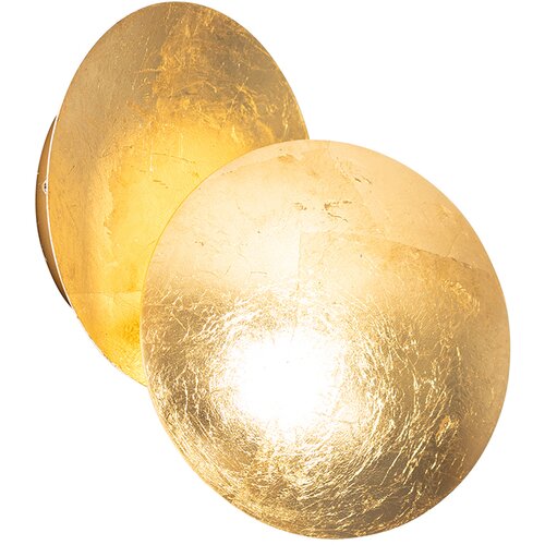 QAZQA Smart wandlamp goud incl. LED - Sunrise Cene