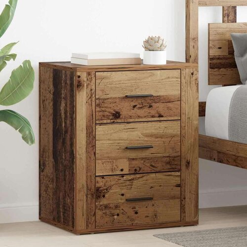 Noćni ormar Staro drvo 50 x 36 x 60 cm Konstruirano drvo Slike