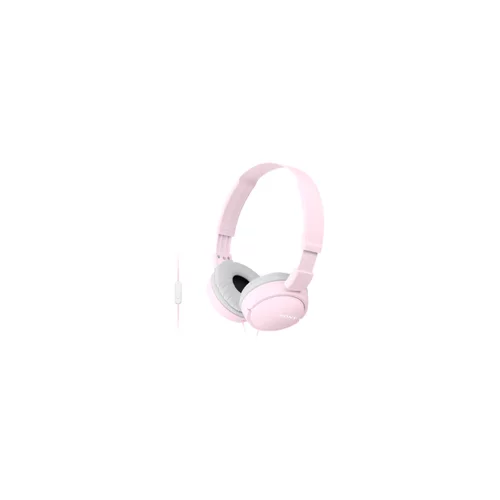 Sony naglavne slušalke z mikrofonom MDRZX110APP roza