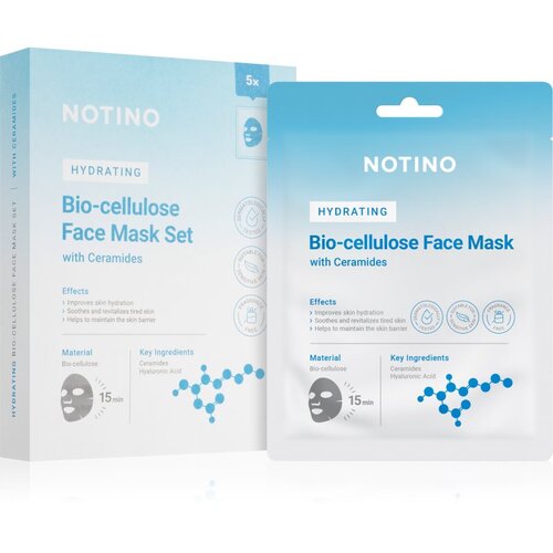 Notino Hydrating Bio-Cellulose Face Mask with Ceramides set sheet maski s hidratantnim učinkom Cene