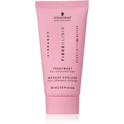 Schwarzkopf Professional Fibre Clinix Vibrancy Treatment regenerirajuća maska za obojenu kosu 30 ml Slike