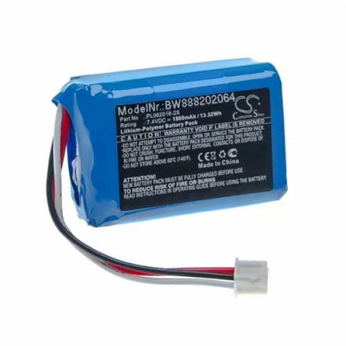 VHBW baterija za sichler PR-025 / PR-030 / PR-041 / PR-121, 1800 mah