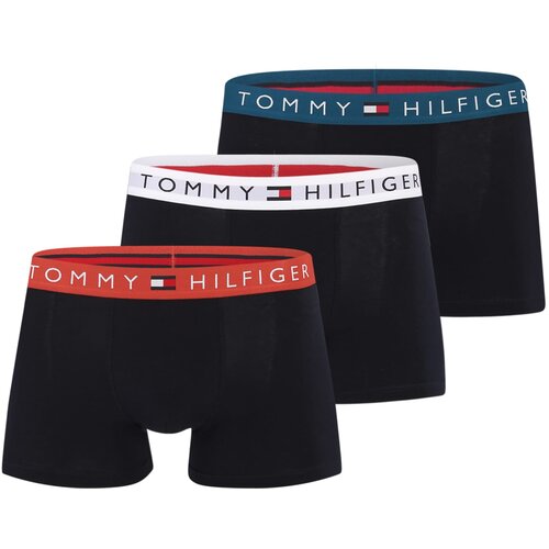 Tommy Hilfiger Underwear Bokserice noćno plava / petrol / narančasto crvena / bijela Slike