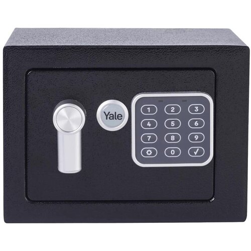 Yale sef YSV/170/DB2, PIN code pristup, zaključavanje s ključem, Crni Slike