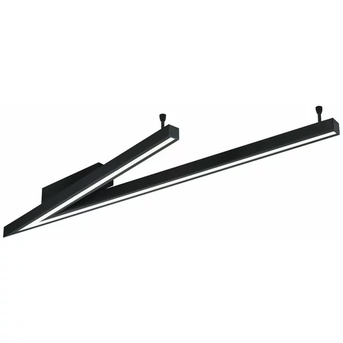 CINQUE Crna LED stropna svjetiljka s metalnim sjenilom 35x127.5 cm Cicanto –