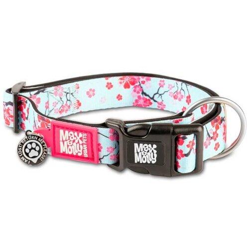 Max&amp;amp;Molly Ogrlica Smart ID Cherry Bloom, L &amp;ndash; 2,5 cm x 39-62 cm Slike