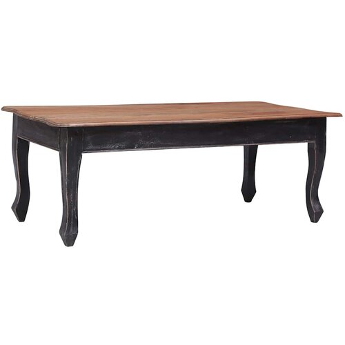  Stolić za kavu crni 120 x 60 x 45 cm masivno drvo mahagonija Cijene