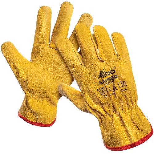 Albo zaštitne rukavice amber bl, goveđa koža, žute boje 11 Cene