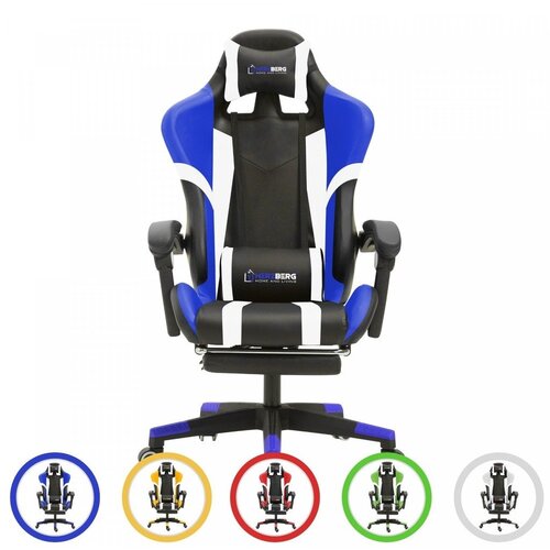 Herzberg HG-8083 gaming in pisarni&amp;scaron;ka stolica s linearno akcentacijo Slike