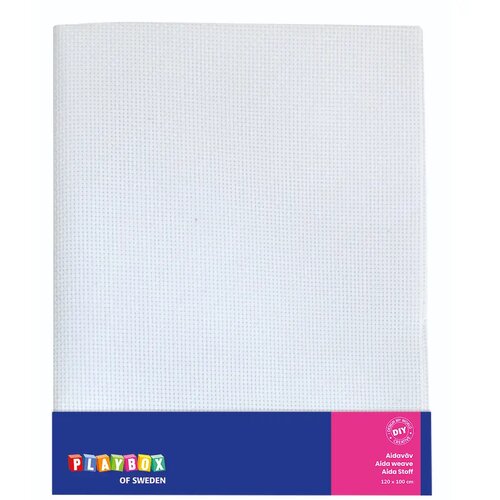 Playbox vezena tkanina v beli barvi 120x100cm Cene